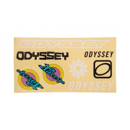 Sticker set Odyssey Retro 40th Vinyl / Clear Back ( СТИКЕРИ )
