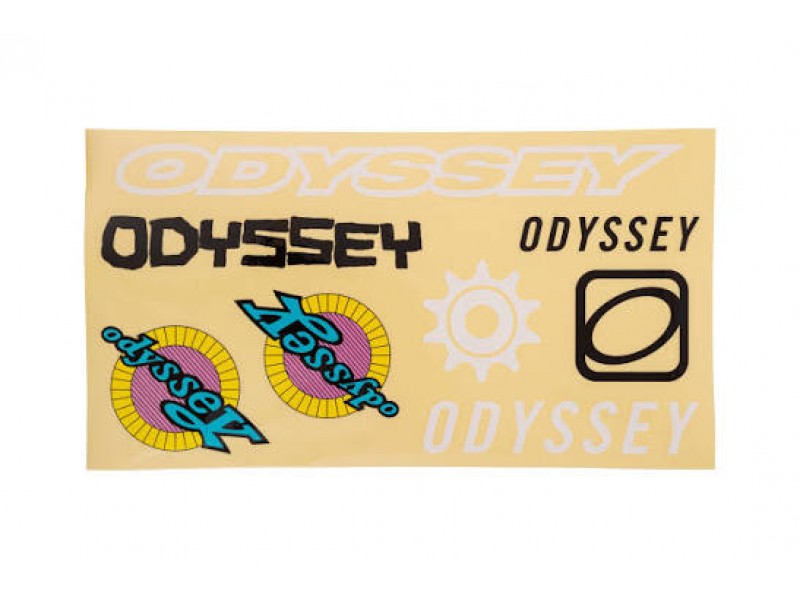 Sticker set Odyssey Retro 40th Vinyl / Clear Back ( СТИКЕРИ )