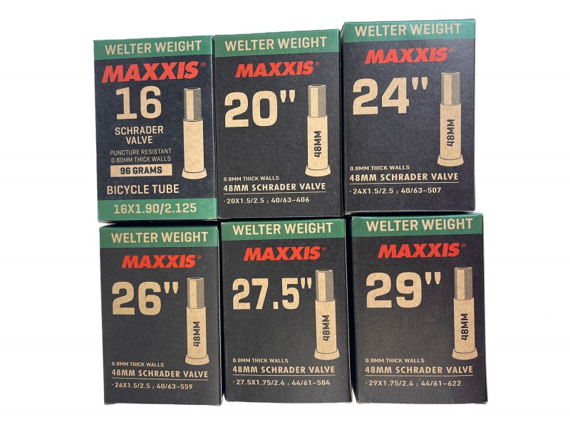 Вътрeшна Гума Maxxis Welter 16 & 20 & 24 & 26 & 27.5 & 29 Авто Вентил